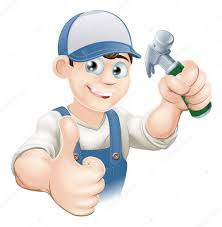 Un señor trabajando, pero contento, lo hace para él, y cuando le viene de gusto